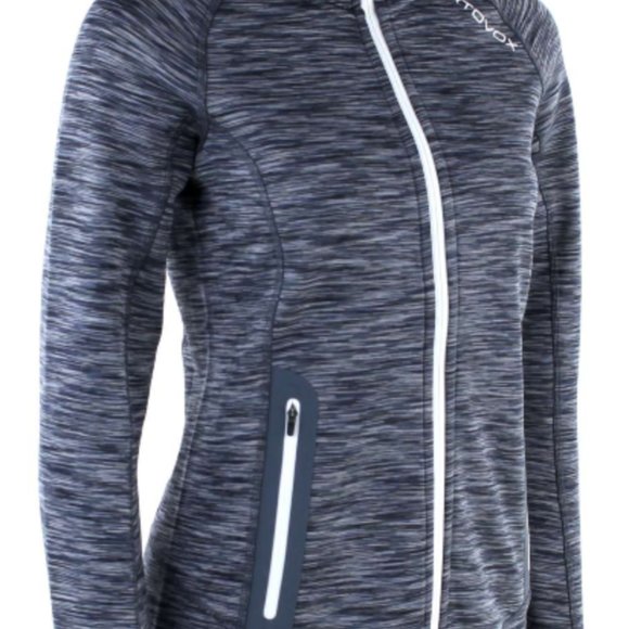 ORTOVOX Womens Size Small MERINO LIGHT MELANGE JACKET GRAY / GREY (not blue) - Picture 5 of 15